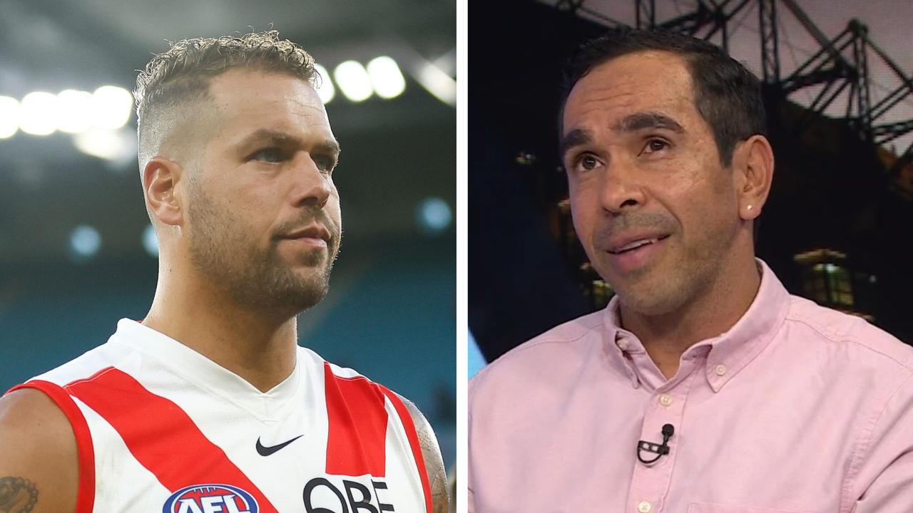 Eddie Betts says Buddy Franklin's opinion is the only one that really matters. Photo: Getty Images and Fox Footy