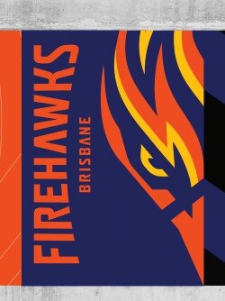 Brisbane Firehawks logo. Pictures: Supplied