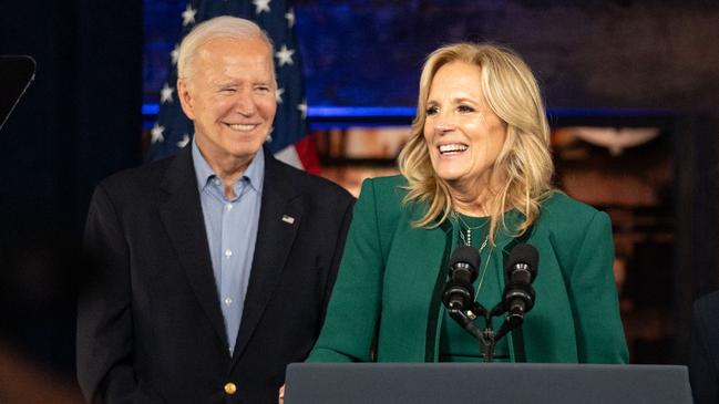 Jill Biden speaks at a campaign event for her husband Joe Biden in Atlanta, Georgia, ahead of the primary. Picture: Getty Images via AFP