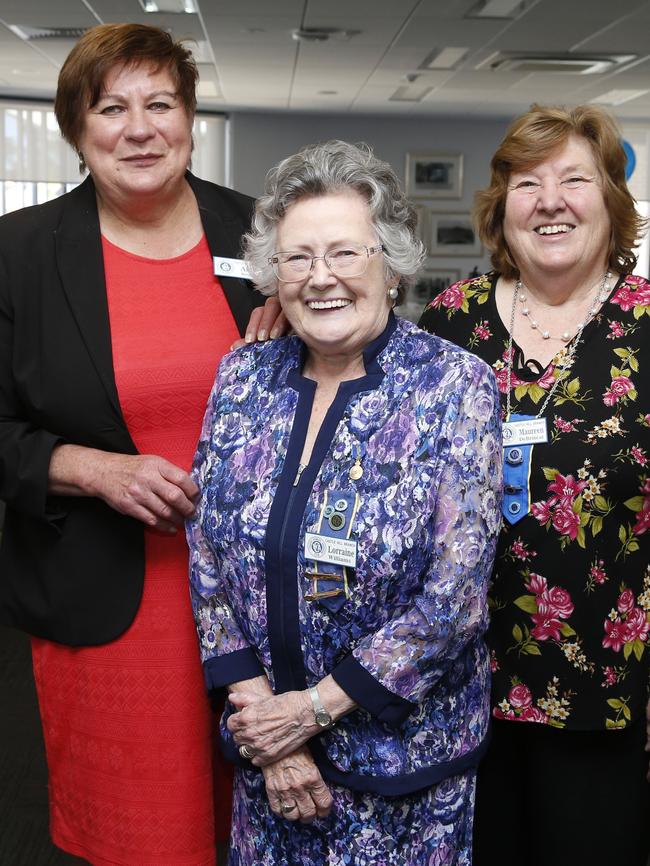 Amy Briggs, Lorraine Williams OAM and Maureen DeBrincat.