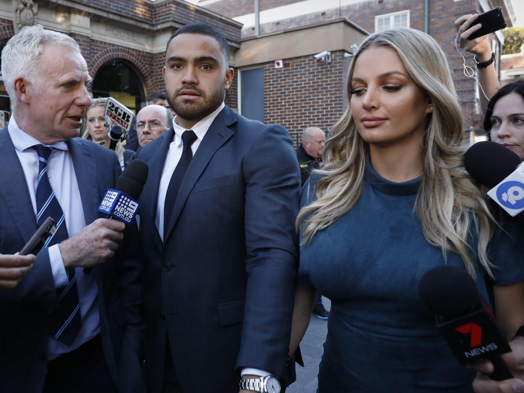 Dylan Walker, at Manly Court, was eventually found not-guilty of a domestic violence allegation. Picture: Chris Pavlich