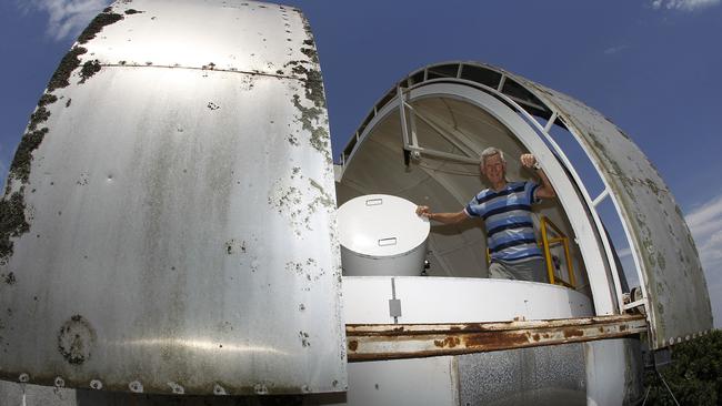 Bob Andrews at Mt Burnett Observatory.