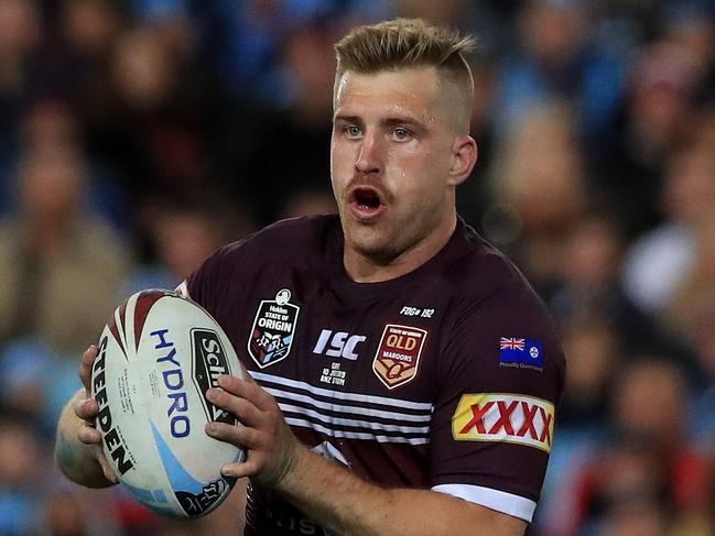 Cameron Munster in action during the State of Origin game 3 and decider between NSW and Queensland at ANZ Stadium in Sydney. Pics Adam Head