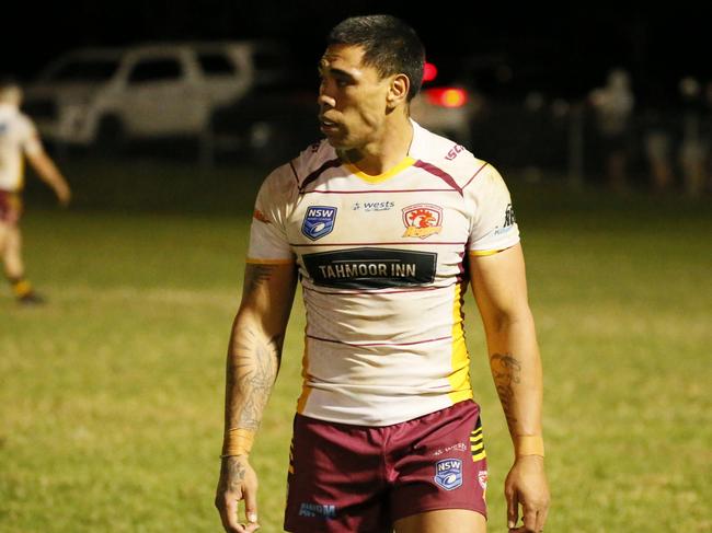 Ken Sio for Thirlmere against Picton. Picture: Warren Gannon Photography