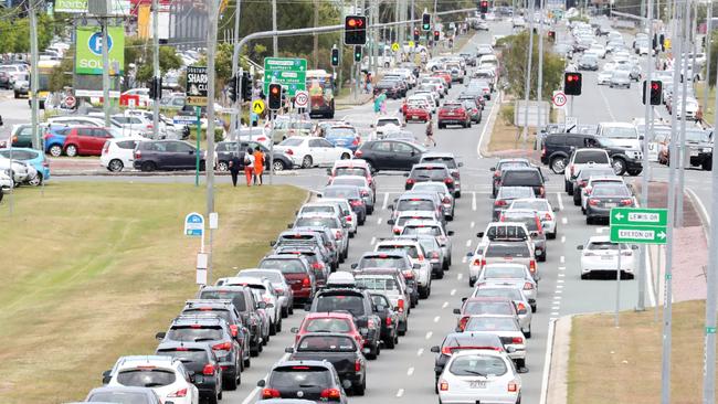 Traffic continues to be a major bugbear for residents of the Gold Coast. Picture: Richard Gosling.