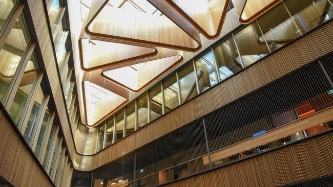 The official opening of the University of Tasmania's $45.5m River's Edge building, part of the Northern Transformation relocation of the campus from Newnham to Inveresk. Picture: Alex Treacy