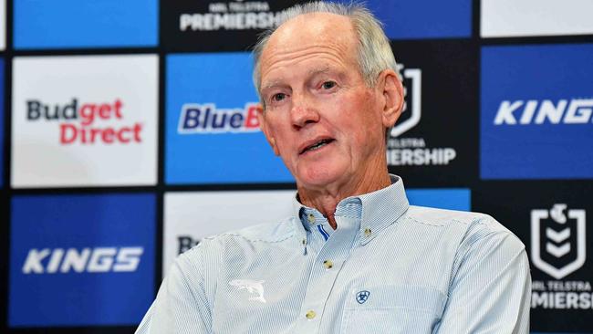 NRL:Roosters V Dolphins, Suncorp Stadium. Wayne Bennett. Picture: Patrick Woods.