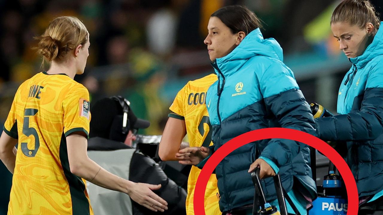 Sam Kerr’s selfless Matildas act after ‘most heartbreaking moment’