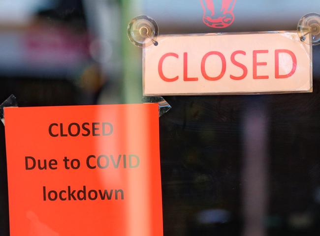 Shops in Katherine were forced to close their doors when the region went into a snap lockdown. Picture: Glenn Campbell