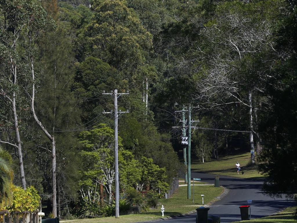 Benaroon Drive in Kendal, one week after William Tyrell vanished. Picture: David Moir.