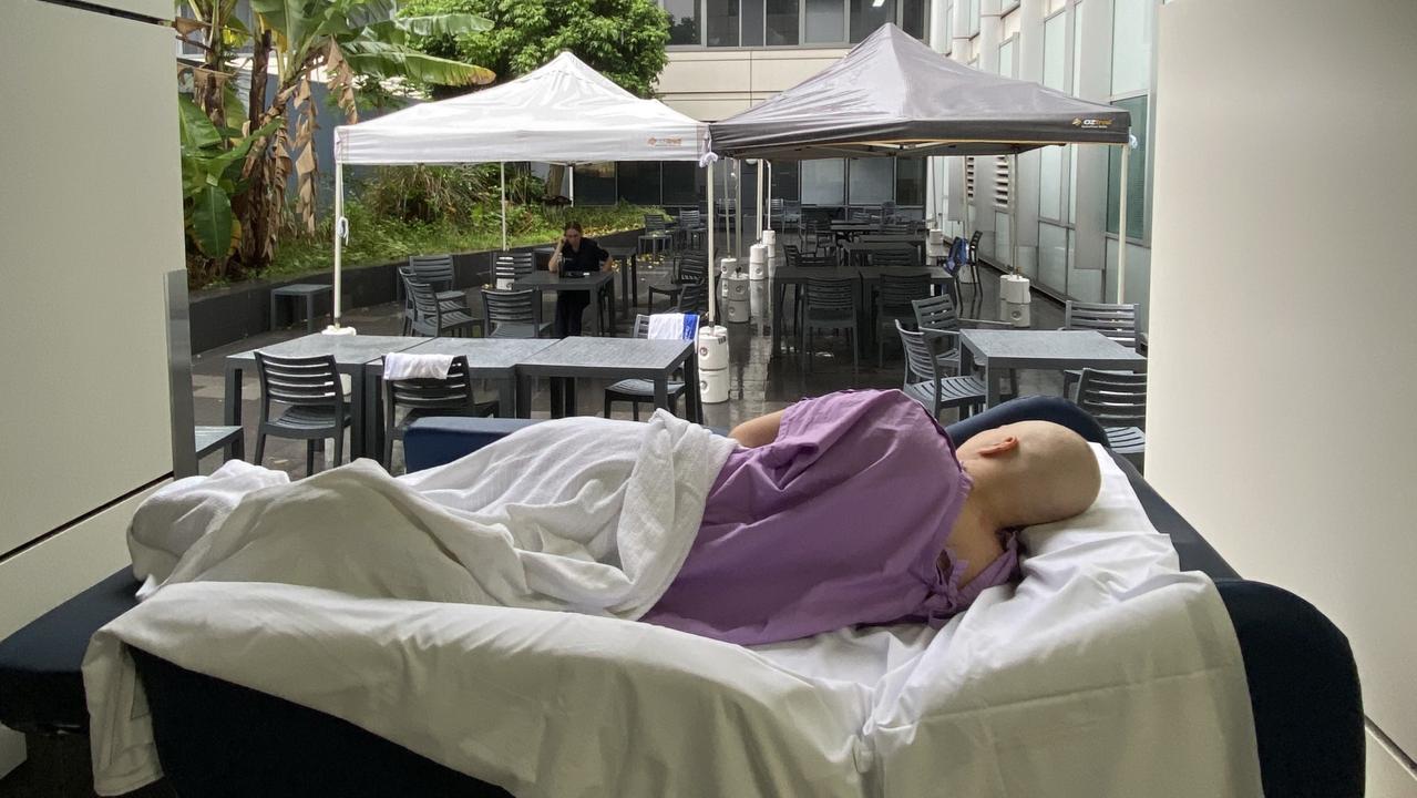 Magnetic Island resident Melia Hinks is battling acute Osteosarcoma cancer.