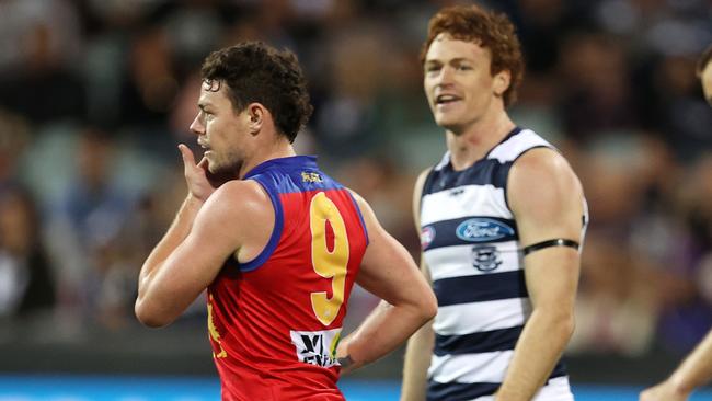 Gary Rohan copped a two-match ban for striking Lachie Neale. Picture: Michael Klein