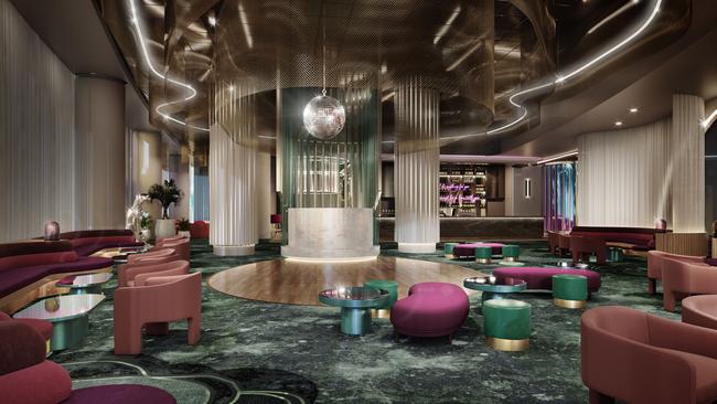 The new-look Atrium Bar at The Star Gold Coast