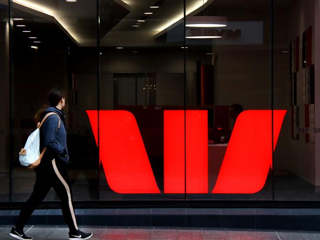 General images around Brisbane - Westpac bank signage in the Brisbane CBD, Brisbane Wednesday 6th May 2020 Picture David Clark