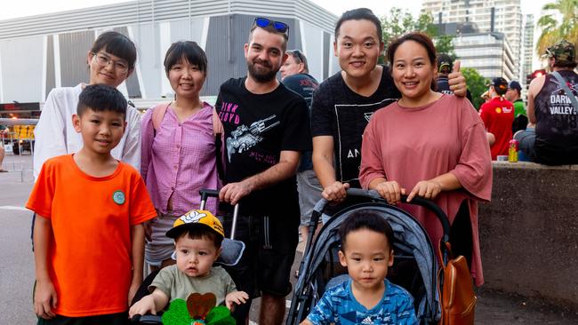 (Back) Christy Wu,, Riley Wang, Jesse Milne, Ethan Du and Ivy Fan; (front) Yoyo Lee, 8, Fynn Milne, 1 and Jasper Du, 2. Picture: Che Chorley