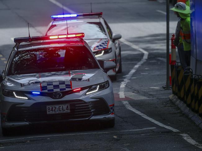 BRISBANE, AUSTRALIA - NewsWire Photos - JANUARY 17, 2025:  A generic photo of Queensland Police in Brisbanes CBD.Picture: NewsWire / Glenn Campbell