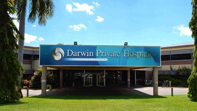 Darwin Private Hospital is operated by Healthscope. Picture: DPH