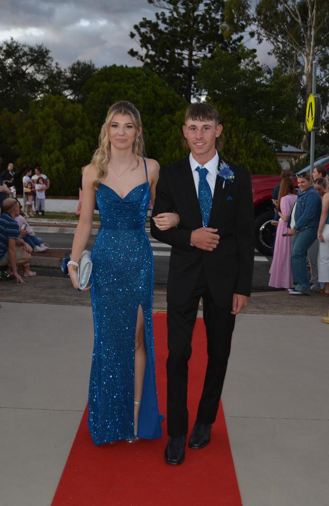 Felicity Mitchell and Alex Waterworth at Assumption College's year 12 formal on April 22, 2025. Photo: Jessica Klein