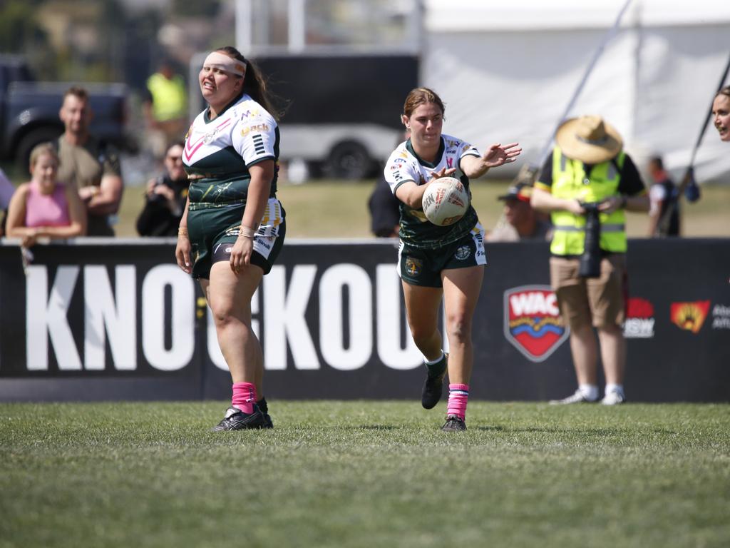 Koori Knockout - Day 4 Womens GF Redfern All Blacks v Bourke Warriors Monday, 7 October 2024 Hereford St, Bathurst NSW 2795, Australia, Picture Warren Gannon Photography