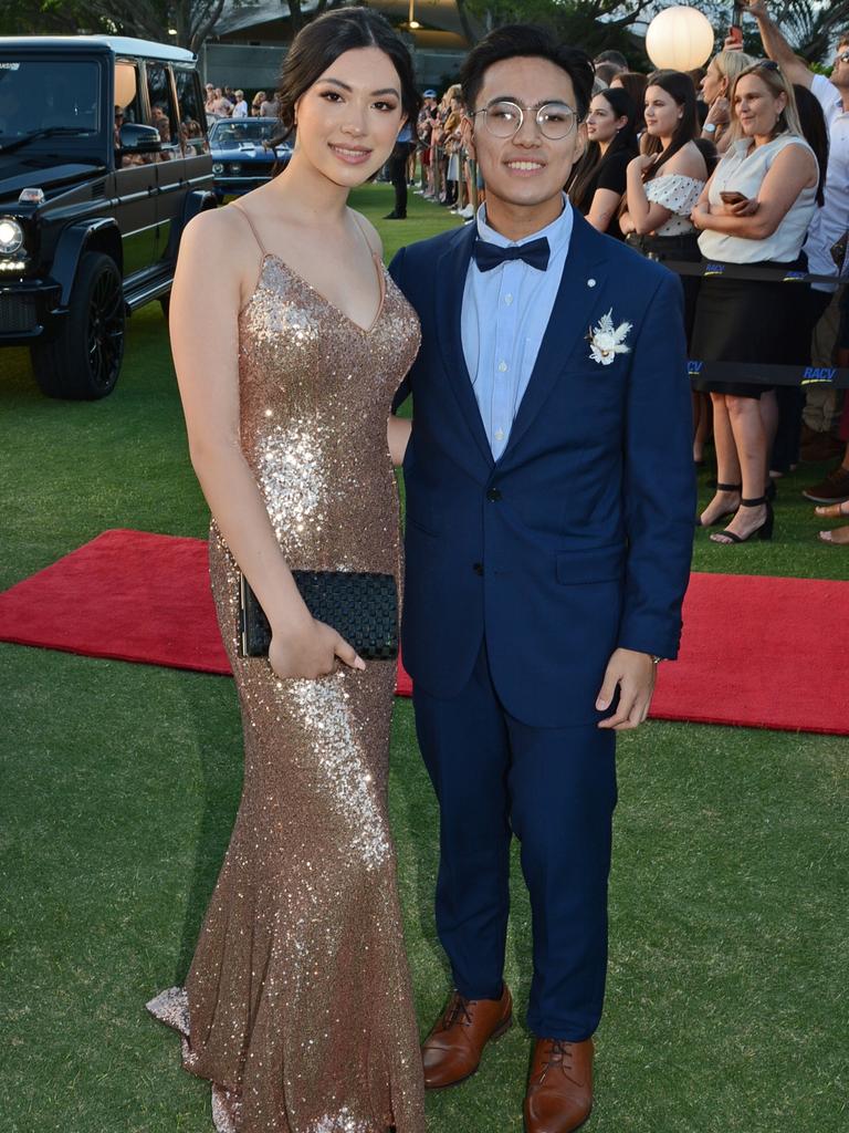 Lauren Clark and Denzel Pasco at Varsity College School Formal at RACV Royal Pines Resort, Benowa. Picture: Regina King.