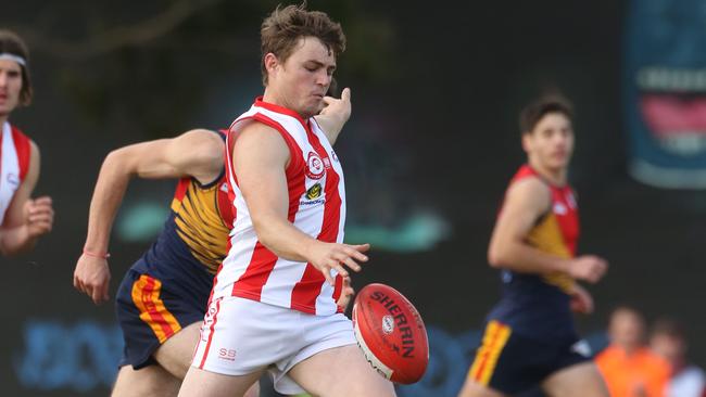 Daniel Neville in action for North Footscray. Picture: Stuart Milligan