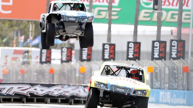 Stadium Super Trucks will not be flying through the air at the GC600. Picture: Richard Gosling