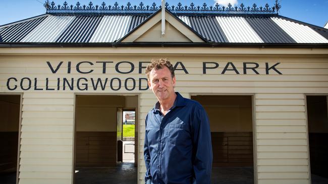 Peter Daicos back at his old stamping ground. Picture: Mark Stewart