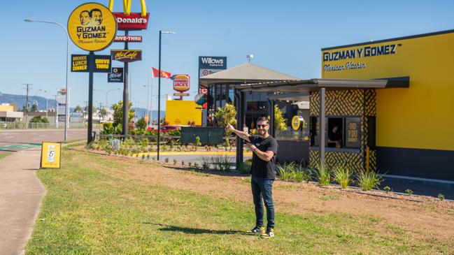 Guzman y Gomez's newest store at the Willows opened in March 2021. Picture: Leighton Smith.