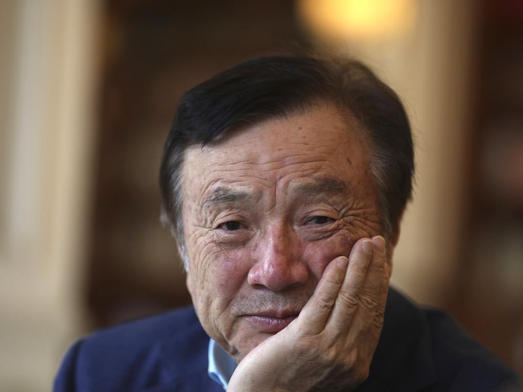 Huawei's founder and CEO Ren Zhengfei sums up the feeling of the Chinese tech giant. Picture: AP