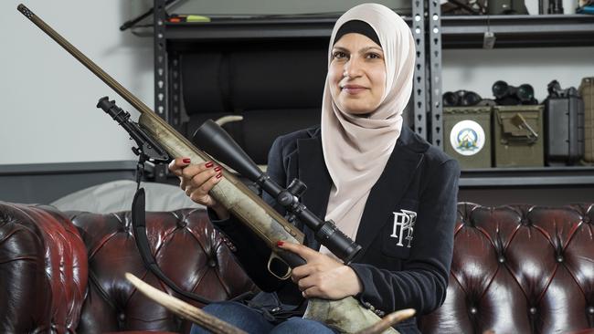 Kadeja Assaad believes in ethical hunting and has set up a shooting program for women. Picture: Matthew Vasilescu