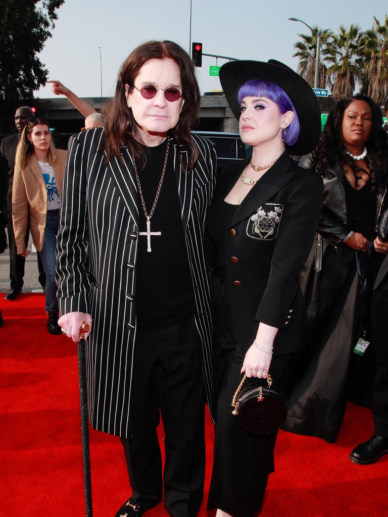 Ozzy and Kelly Osbourne attend the 62nd Annual Grammy Awards in 2020. (Photo by Rich Fury/Getty Images for The Recording Academy)