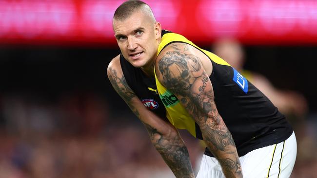 Dustin Martin returned for Richmond’s elimination final loss. Picture: Getty Images