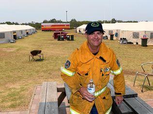 NSW Rural fire volunteer Martin Williams.