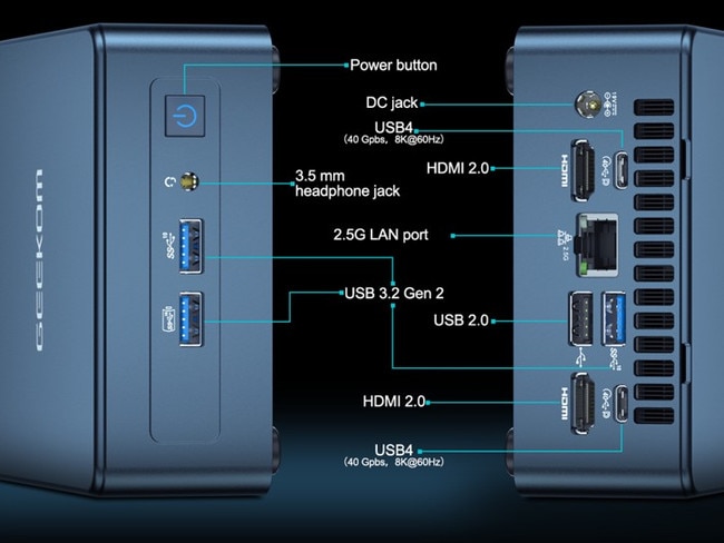 Ports, lots of ports.