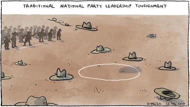 Jon Kudelka Letters page cartoon for 26-02-2018Version:  (1280x720 - Stretched to Fit)COPYRIGHT: The Australian's artists each have different copyright agreements in place regarding re-use of their work in other publications.Please seek advice from the artists themselves or the Managing Editor of The Australian regarding re-use.