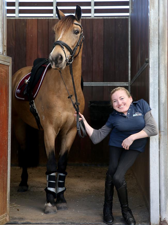 Bridget Murphy with her pony Dracmoore Flirtatious.