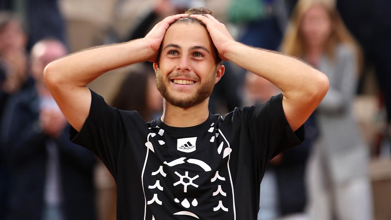 Hugo Gaston has infuriated tennis fans with his bad sportsmanship. (Photo by Adam Pretty/Getty Images)