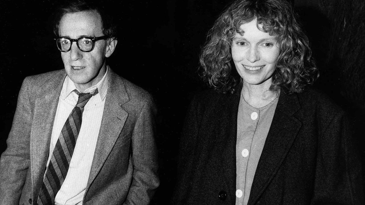 Woody Allen and Mia Farrow in New York City in 1986.