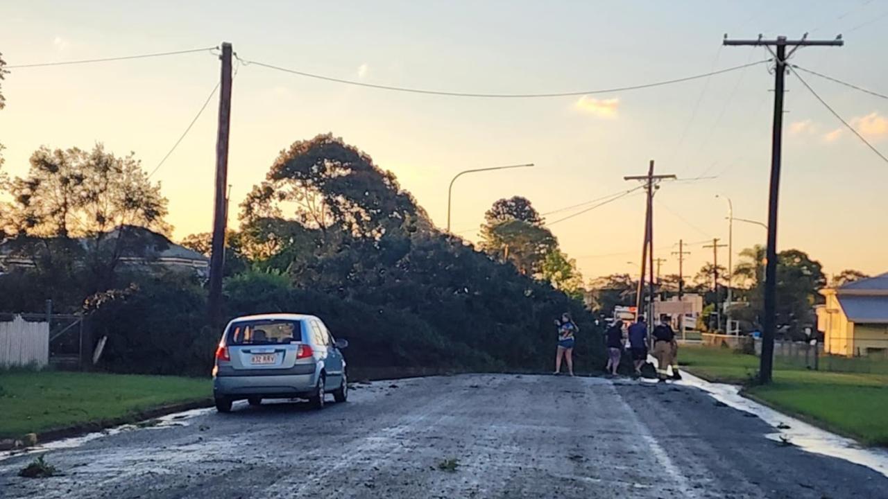 Wild weather lashed Kingaroy on the afternoon of January 13, 2025. Picture: Kim Anderson