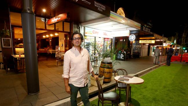 Councils will be given grants to upgrade streets and other projects to allow things like outdoor dining again. Picture: Toby Zerna