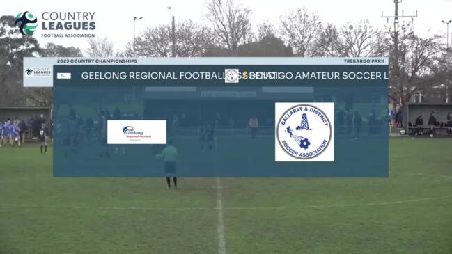 Replay: Country League Football Associations championships Day 1 - Geelong v Bendigo (U16/18 Girls)