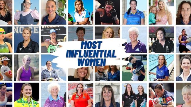 Gold Coast's most influential women in sport canva