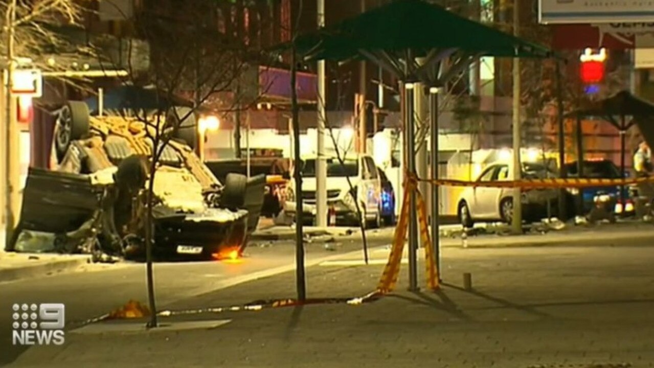 A Perth man has died and three others injured after a car crash in CBD. Supplied Nine