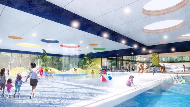 The new Crows headquarters would have created a state-of-the-art swimming facility, gyms, clubrooms, cafes and recreational activities open to all.