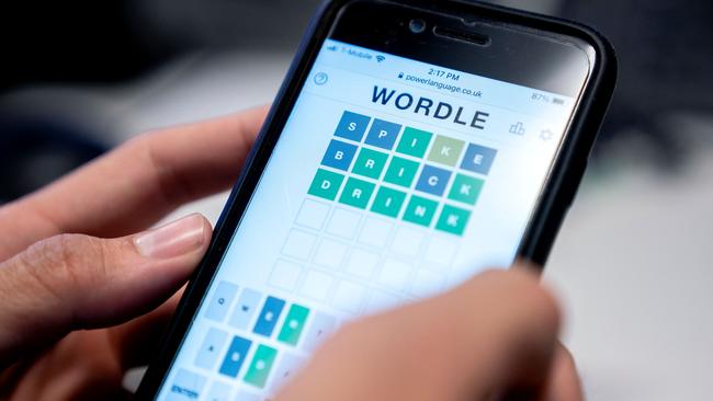 Wordle, which has taken the internet by storm this year, has been told to The New York Times for a “low” seven-figure sum – but will remain free for players, for now. Picture: Stefani Reynolds/AFP