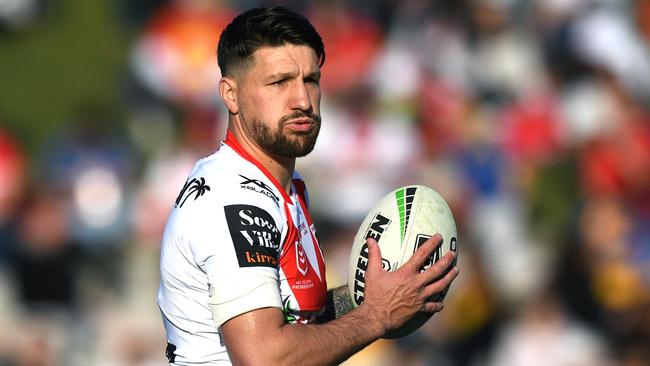 Gareth Widdop in action for the Dragons. Picture: AAP Image/Joel Carrett