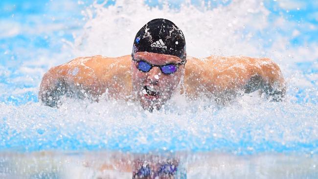 Kyle Chalmers won the Men’s 100m butterfly final. Picture: Mark Brake/Getty Images