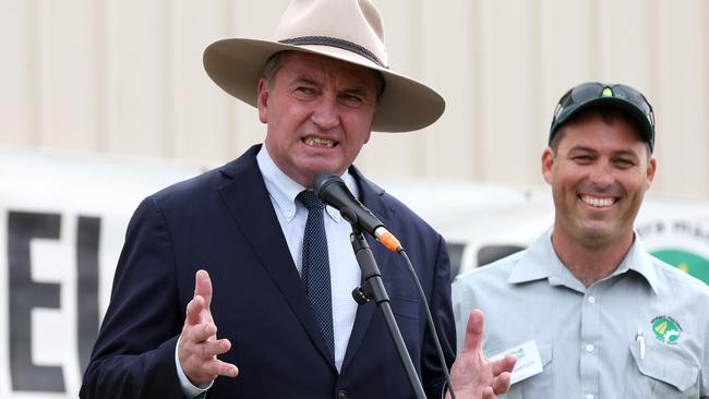 Former Nationals leader Barnaby Joyce says he would stand if a spill were called. Picture: Andy Rogers