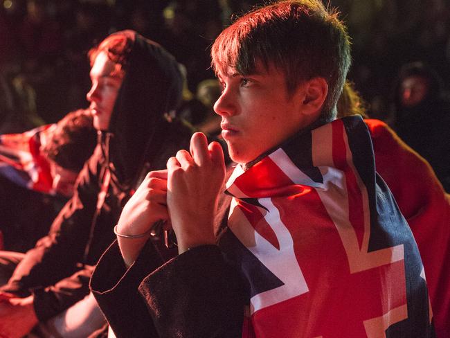 25 April 2015. Gelibolu dawn service (in town of Gelibolu). Pic Ella Pellegrini