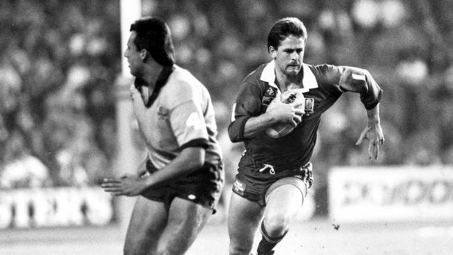 Gary Belcher playing for Queensland in 1989